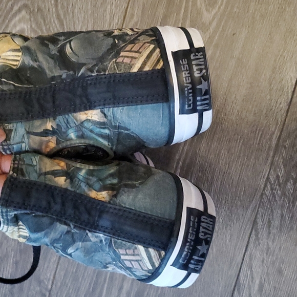 🦇 Converse X DC Comics BATMAN Chuck Taylor Hi Top Shoes - Picture 5 of 16
